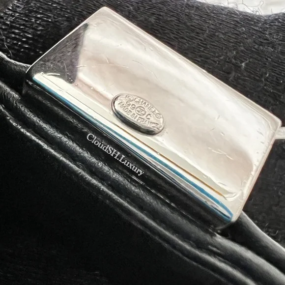 Auth Chanel Black Quilted CC Logo Dog Collar & Leash Set - Size Small - Picture 6 of 15